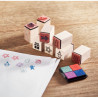 Set de 8 tampons  en bois STAMPIE Personnalisable | BCM Goodies - 1