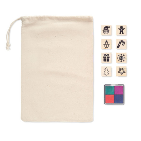 Set de 8 tampons  en bois STAMPIE Personnalisable | BCM Goodies - 5