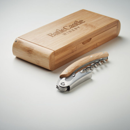 Limonadier en bambou SONO Personnalisable | BCM Goodies - 4