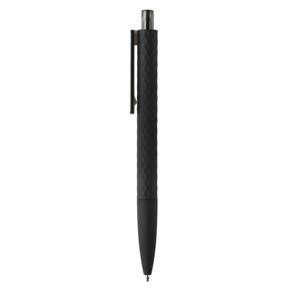 Stylo X3 Finition Gomme Noire - Accessoire professionnel pour écriture | BCM Goodies