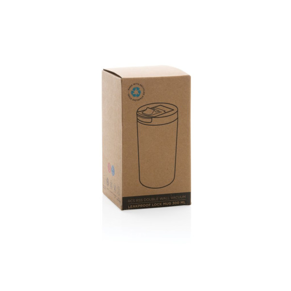 Mug 300ml isotherme et étanche en acier recyclé RCS - BCM Goodies