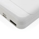 Powerbank 5000 mAh en plastique recyclé RCS avec câble de chargement en TPE recyclé