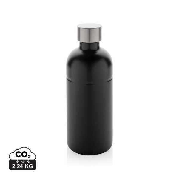 Bouteille pour boisson gazeuse en acier recyclé RCS - 800 ml - Sans BPA - Certifié FSC® - BCM Goodies