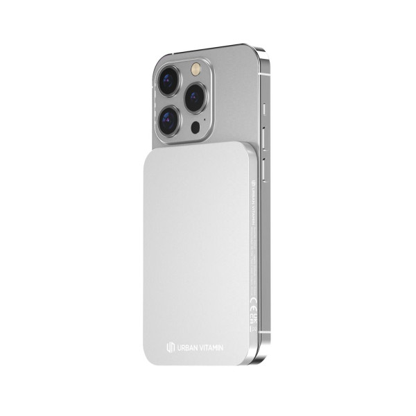 Powerbank 3000mAh en plastique/alu RCS UrbanVitamin Burbank - Batterie portable magnétique pour iPhone et Android - Charge rapid