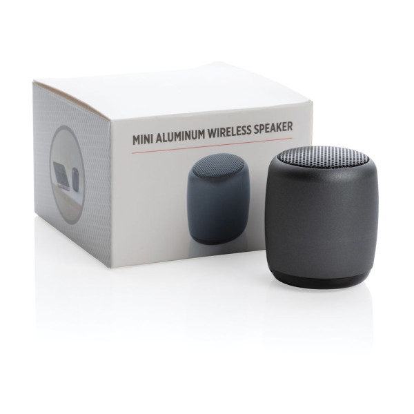 Mini enceinte sans fil en aluminium - Enceinte portable compacte avec Bluetooth 5.0