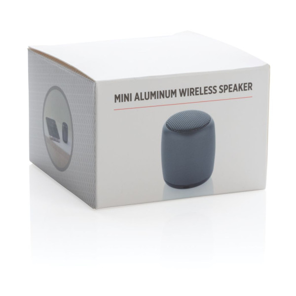 Mini enceinte sans fil en aluminium - Enceinte portable compacte avec Bluetooth 5.0
