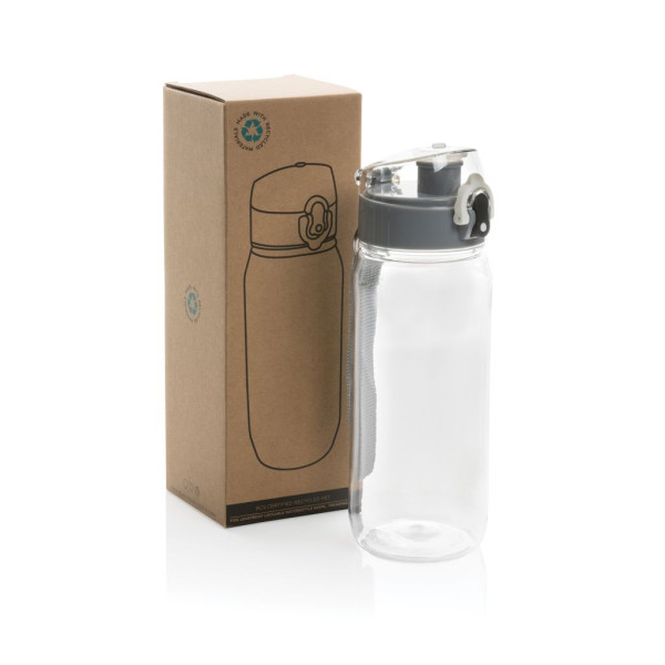 Bouteille d'eau 600ml étanche en rPET RCS Yide - Accessoire écologique pour entreprise