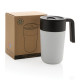 Tasse en acier inoxydable et PP recyclé GRS avec poignée - 480 ml | Produit écologique et personnalisable