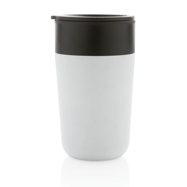 Tasse en acier inoxydable et PP recyclé GRS avec poignée - 480 ml | Produit écologique et personnalisable