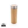 Bouteille isotherme en bambou à goulot large Personnalisable | BCM Goodies - 3