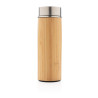 Bouteille isotherme en bambou à goulot large Personnalisable | BCM Goodies - 2