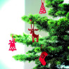 6 décoration en feutre ROUGE Personnalisable | BCM Goodies - 4