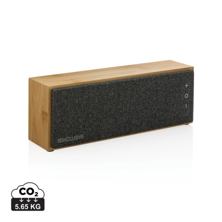 Haut-parleur sans fil 10W en bambou Wynn Personnalisable | BCM Goodies - 3