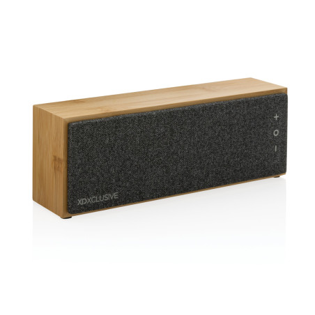 Haut-parleur sans fil 10W en bambou Wynn Personnalisable | BCM Goodies - 1