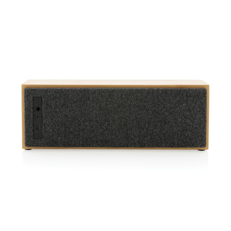 Haut-parleur sans fil 10W en bambou Wynn Personnalisable | BCM Goodies - 2