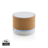 Haut-parleur 3W en liège Personnalisable | BCM Goodies - 3