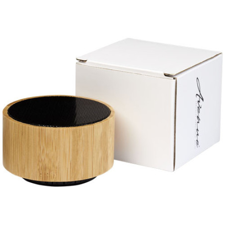 Haut-parleur Bluetooth® en bambou Cosmos Personnalisable | BCM Goodies - 4