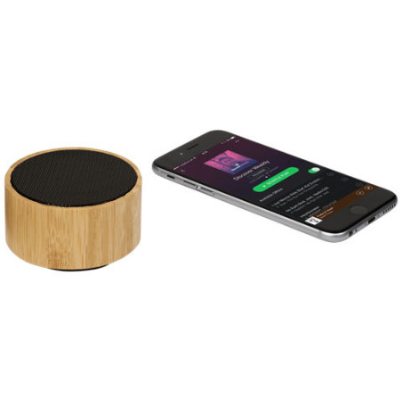 Haut-parleur Bluetooth® en bambou Cosmos Personnalisable | BCM Goodies - 1