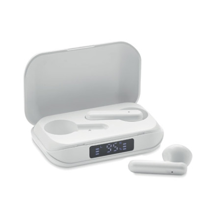 Ecouteurs TWS en ABS recyclé QUAVER Personnalisable | BCM Goodies - 1