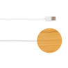Chargeur magnétique sans fil en bambou 10W Personnalisable | BCM Goodies - 2