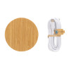 Chargeur sans fil 15W en bambou Personnalisable | BCM Goodies - 2