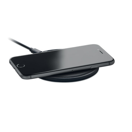 Chargeur sans fil 15W recyclé ALFA Personnalisable | BCM Goodies - 3