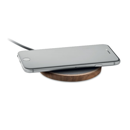 Chargeur sans fil en acacia 15W ACAWAI Personnalisable | BCM Goodies - 3