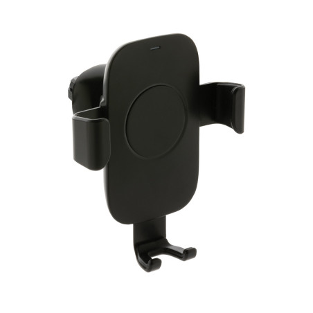 Support voiture avec chargeur 10W en plastique recyclé RCS Personnalisable | BCM Goodies - 1