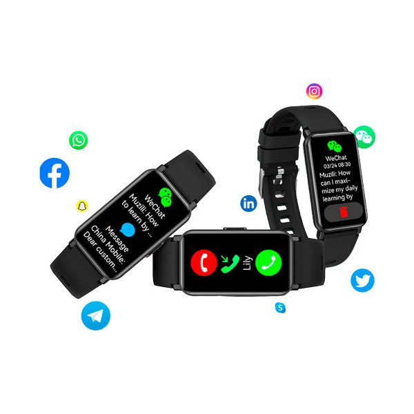 Bracelet intelligent multisport Prixton AT806 avec GPS Personnalisable | BCM Goodies - 3