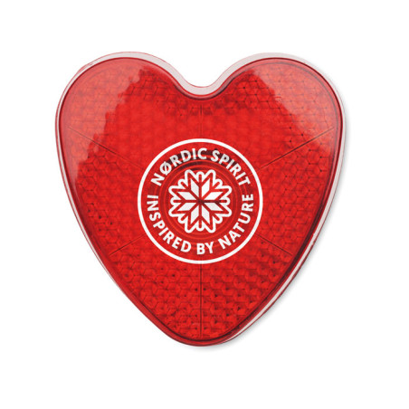 Réflecteur en forme de coeur HAERT Personnalisable | BCM Goodies - 5