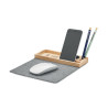 Chargeur sans fil bambou 15W PANDU Personnalisable | BCM Goodies - 5