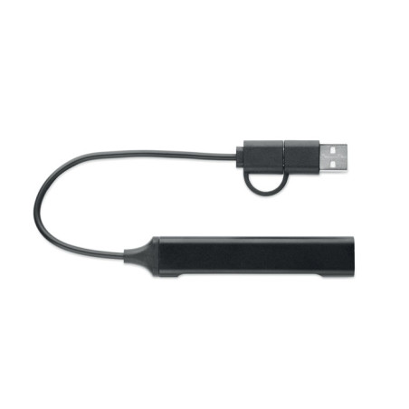 Hub USB 4 ports 19 cm CURRENT Personnalisable | BCM Goodies - 3