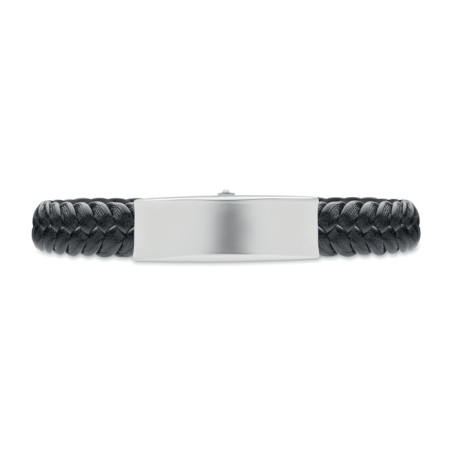 Bracelet tressé en simili cuir FAULET Personnalisable | BCM Goodies - 3