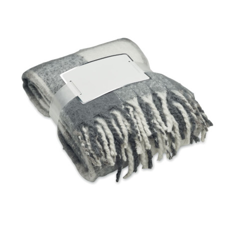 Couverture en mohair à carreaux QUET Personnalisable | BCM Goodies - 2