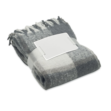 Couverture en mohair à carreaux QUET Personnalisable | BCM Goodies - 5