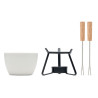 Set à fondue en céramique 240 m KASE Personnalisable | BCM Goodies - 3