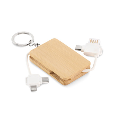 Porte-clés et câble de charge BUPOW Personnalisable | BCM Goodies - 1