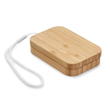 Chargeur sans fil 15W bambou CHARGOO Personnalisable | BCM Goodies - 4