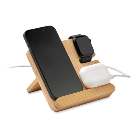 Chargeur sans fil 3 en 1 15W BOOGAR Personnalisable | BCM Goodies - 4