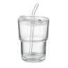 Gobelet verre et paille 400ml SIP Personnalisable | BCM Goodies - 2