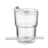 Gobelet verre et paille 400ml SIP Personnalisable | BCM Goodies - 3