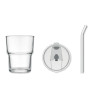 Gobelet verre et paille 400ml SIP Personnalisable | BCM Goodies - 5