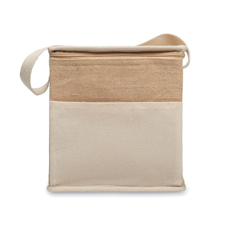 Sac isotherme toile et jute 3L LONA Personnalisable | BCM Goodies - 3