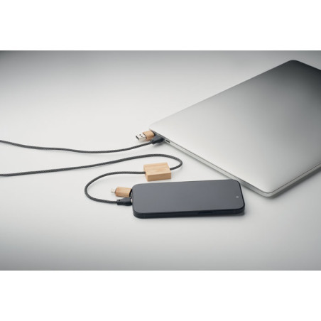 Câble de chargement 60W CABOO Personnalisable | BCM Goodies - 4