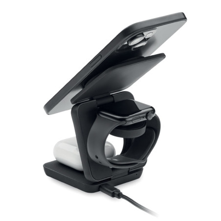 Station de charge pliable 3en1 NETICA Personnalisable | BCM Goodies - 5