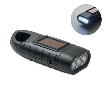 Torche solaire et dynamo SLUZ Personnalisable | BCM Goodies - 1