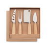 Set de 4 couteaux à fromage CAMEMBERT Personnalisable | BCM Goodies - 4
