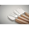 Set de 4 couteaux à fromage CAMEMBERT Personnalisable | BCM Goodies - 5