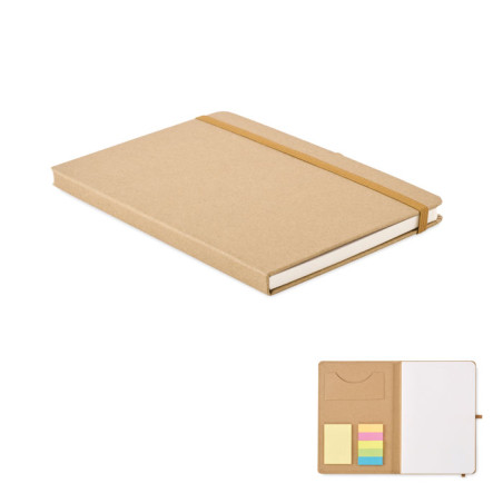 Carnet A5 en papier recyclé STICKNOTE Personnalisable | BCM Goodies - 1