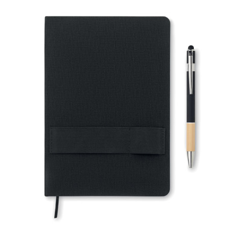 Carnet RPET A5 avec stylo NOTA Personnalisable | BCM Goodies - 5
